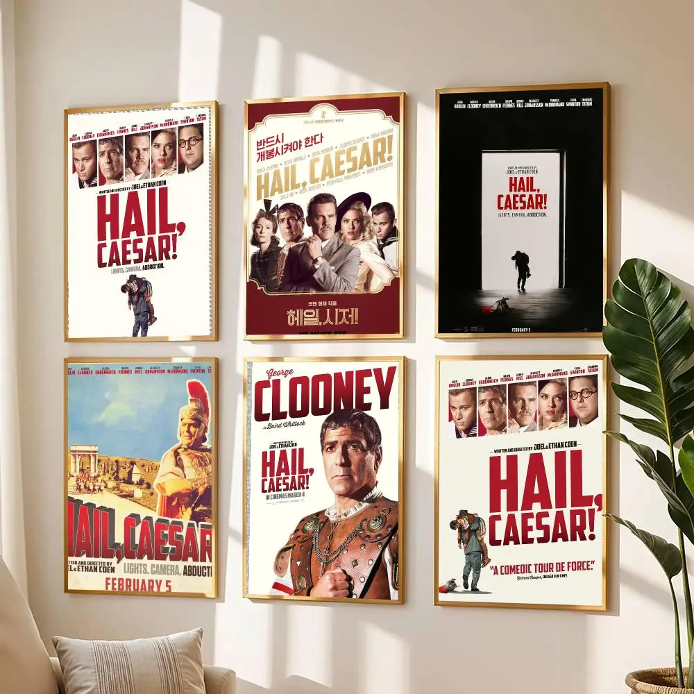 classic movie H-Hail Caesar-R Poster Modern Wall Decal for Living Room Cafe Office Bar and Bedroom