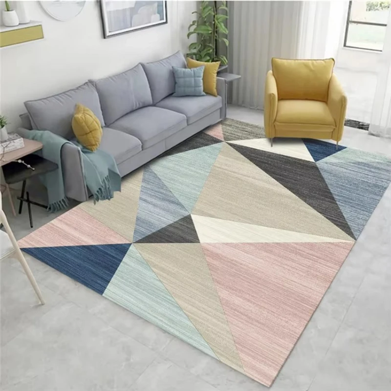 

High definition print luxury living room carpet modern minimalist design home decoration washable camper