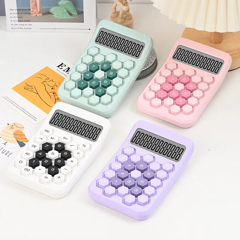 12-bit Arithmetic Computer Large Display Mechanical Dot Keyboard Back To School Supplies Students/Finance Stationery