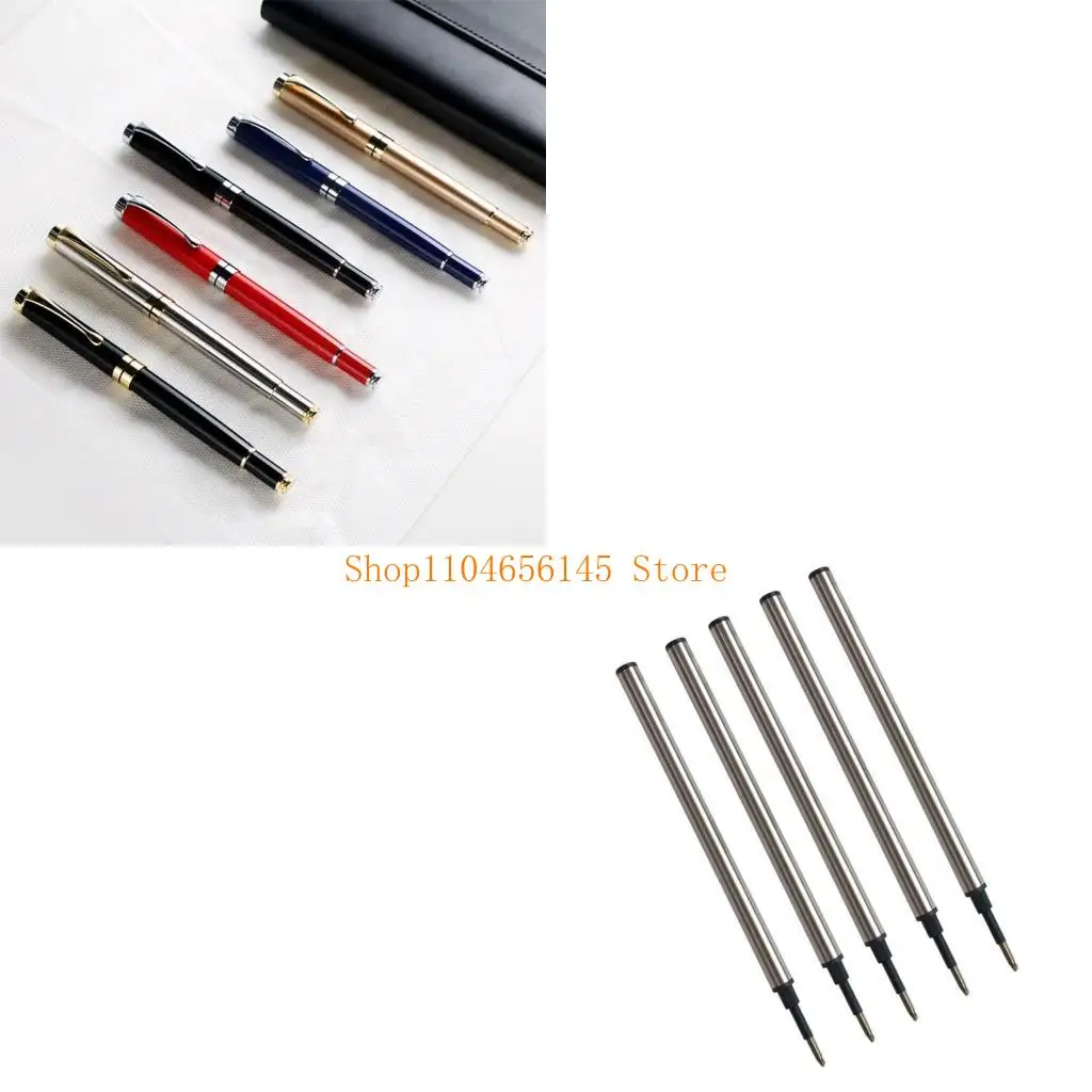 

5ASD 1/5/20PCS Universal Pen Ripling Enfelling Enfice Steel Steel 0,5 мм гладкие, чтобы написать