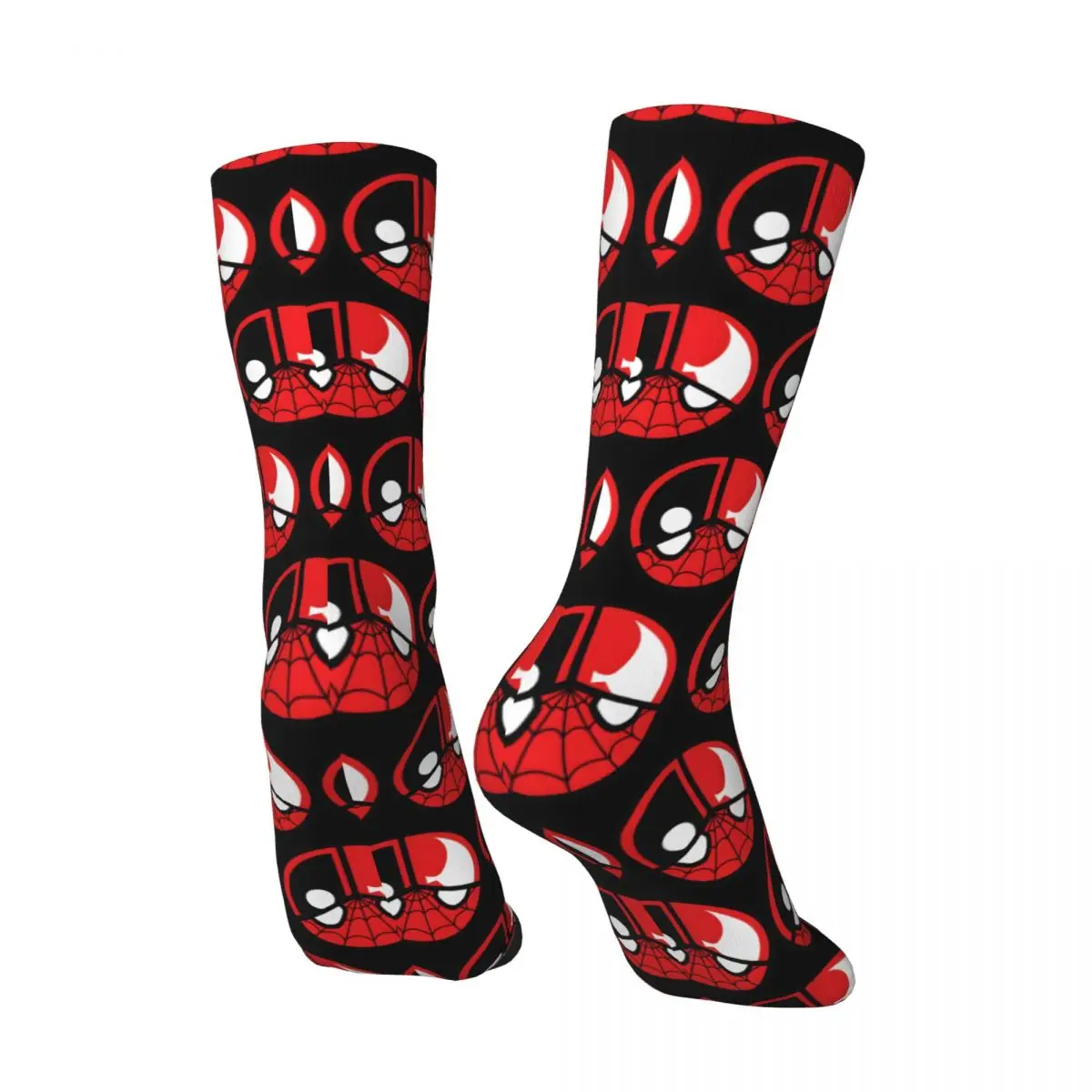 Funny Crazy Sock for Men Popular Movies Hip Hop Vintage Deadpool & Wolverine Happy Quality Pattern Printed Boys Crew compression