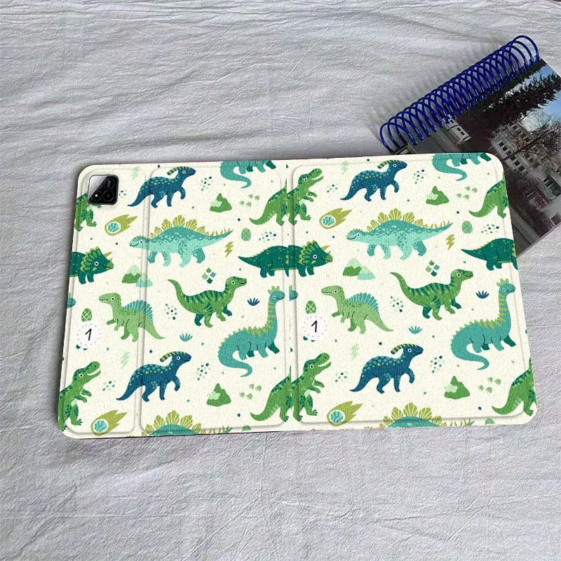 

Colorful Cartoon Dinosaur For Xiaomi Redmi Mi Pad 4 5 6 6s 7 8 SE Pro 2 11 Plus Max 12.4 11 11.2 12.5 8.7 inch Tablet Case