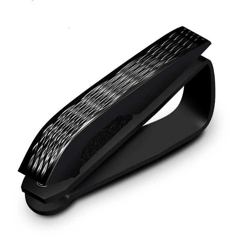 

Car Visor Glasses Clip ABS Universal Sunglass Holder Secure Auto Accessories Sun Visor Glasses Organizer Sunglasses Clip