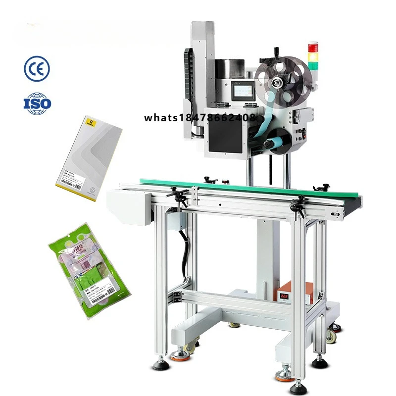 ZONESUN ZS-TB160POP Vertical Automatic Flat Surface Thermal Transfer Top Side Online Printing Labeling Machine