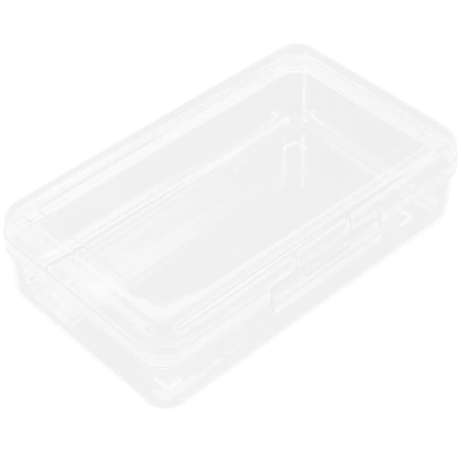 

Plastic Stationery Plastic Pencil Box Box Large Capacity Transparent Pencil Case Yellow Sketch Student Pen Organizer