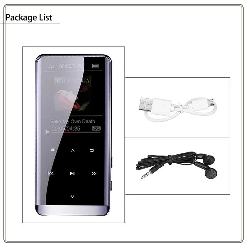 Надежный MP3-плеер без Bluetooth Mini M13 Walkman без потерь 1,5-дюймовый 128X160 пикселей TFT-дисплей HIFI музыкальный плеер, MP3-плеер