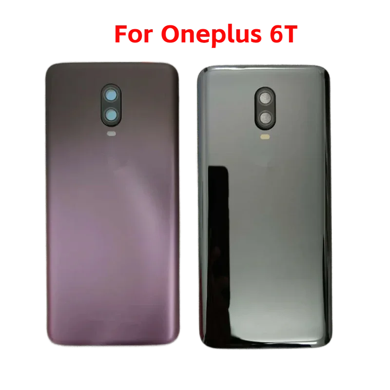 Housing for OnePlus 6T battery back cover glass door matte shiny 6.41 