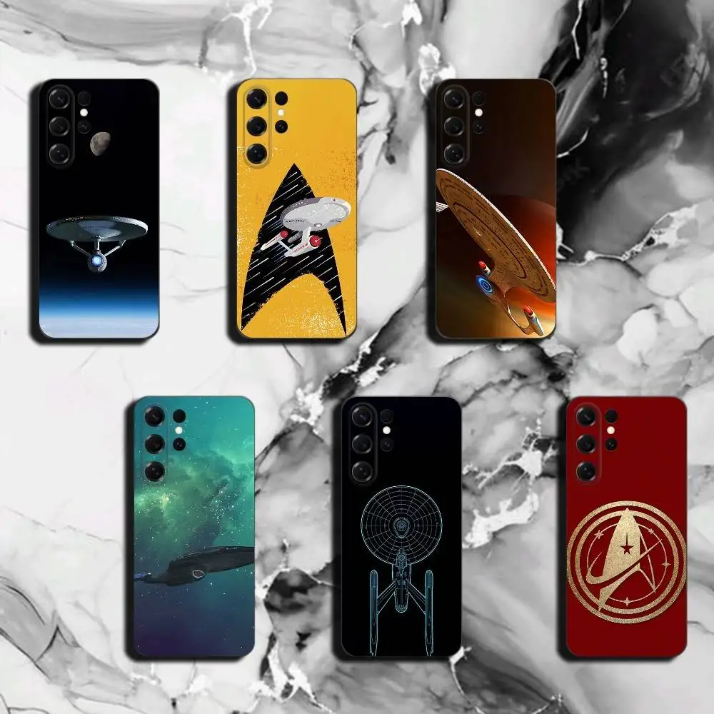 S-Star Trek Ships Logo Phone Case for Samsung Galaxy S26 Ultra S22 Plus S21 FE Cover S21 23 24 25 Ultra