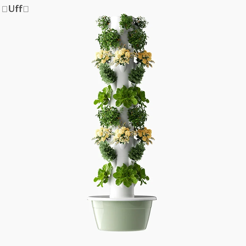 

Hydroponic Growing System Indoor Outdoor Home Grow Herb Vertical Garden Tower Vegetable Planter Pot Kit DIY