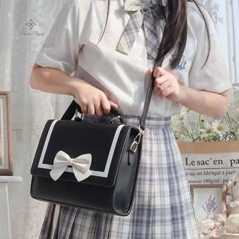 Sacs Ita transparents pour femmes, doux et tendance, sac à bandoulière Style Preppy japonais, mode Kawaii JK, sac à main d'exposition polyvalent