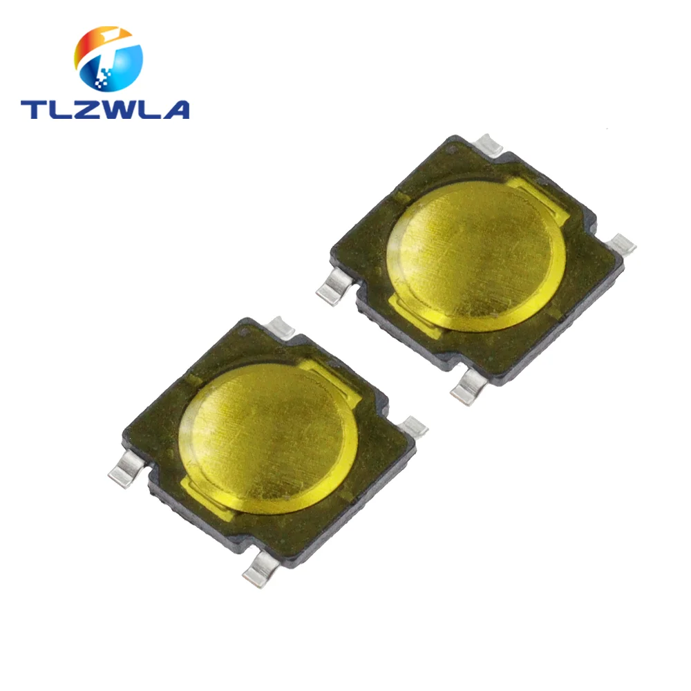 100PCS Film Switch 4Pin 4.5X4.5X0.55MM Micro Switch SMD Tactile Push Button Switch 4.5*4.5*0.55mm