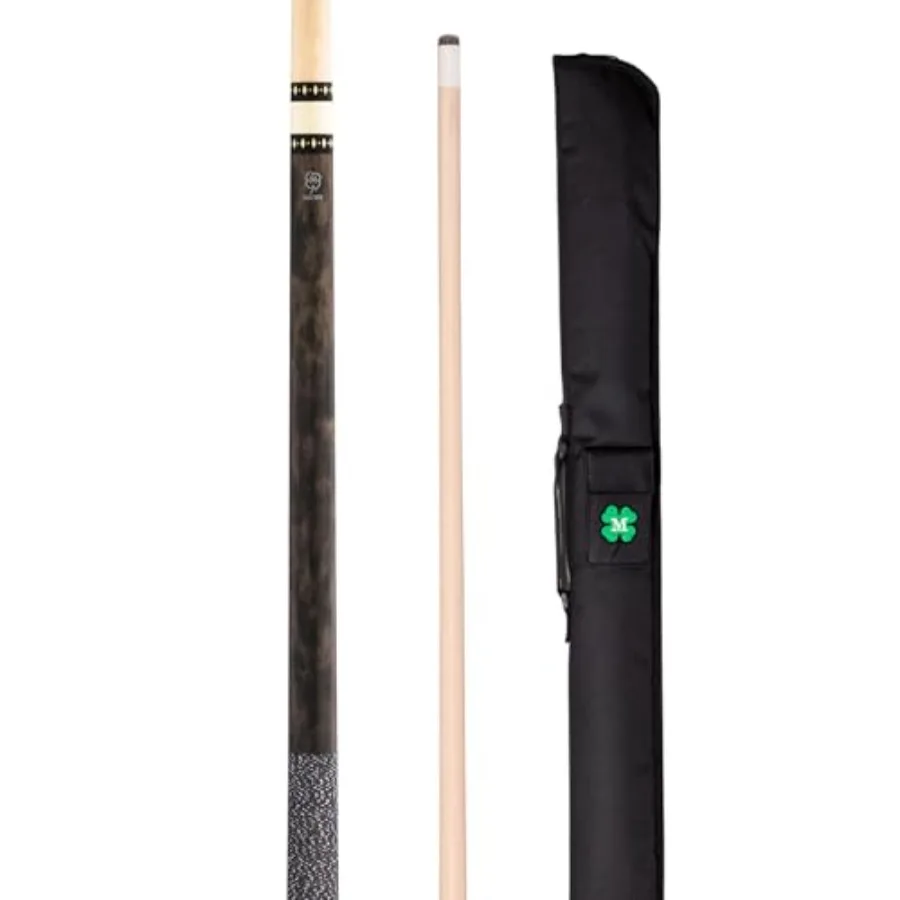 

McDermott Lucky L8 Pool Billiard Cue with Irish Linen Wrap for Precision Gameplay 13 mm Cue Tip and 3/8-10 Joint Design Include