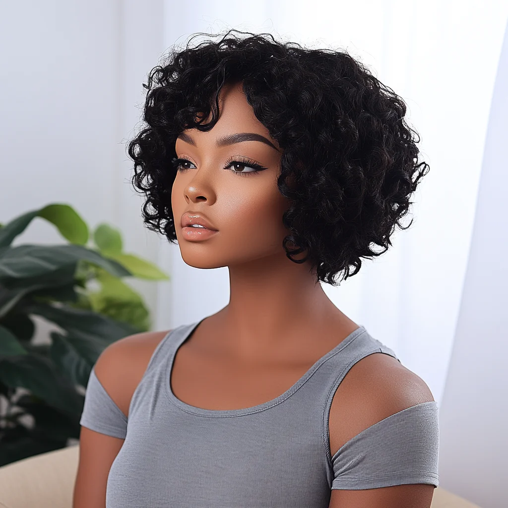 أنيق Bodywave بوب خصلات الشعر المستعار الإنسان للنساء قصيرة الجسم موجة الدانتيل الباروكات البني تسليط الضوء على الملونة 5X1 الدانتيل بوب خصلات الشعر المستعار البرازيلي #2