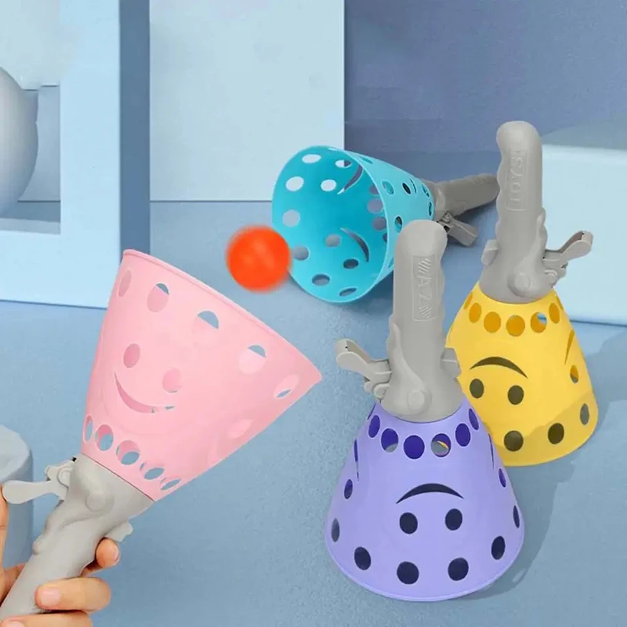 2 pezzi all'aperto catapulta palla sport per bambini giocattoli divertenti genitore-figlio doppio divertimento culo che rimbalza palla grande catapulta gioco all'aperto