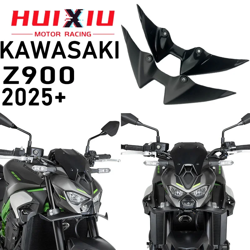

Для Kawasaki Z900 SE Z900 2025 Z900SE передний спойлер аэродинамическое крыло прижимная сила спортивный голый мотоцикл дефлектор