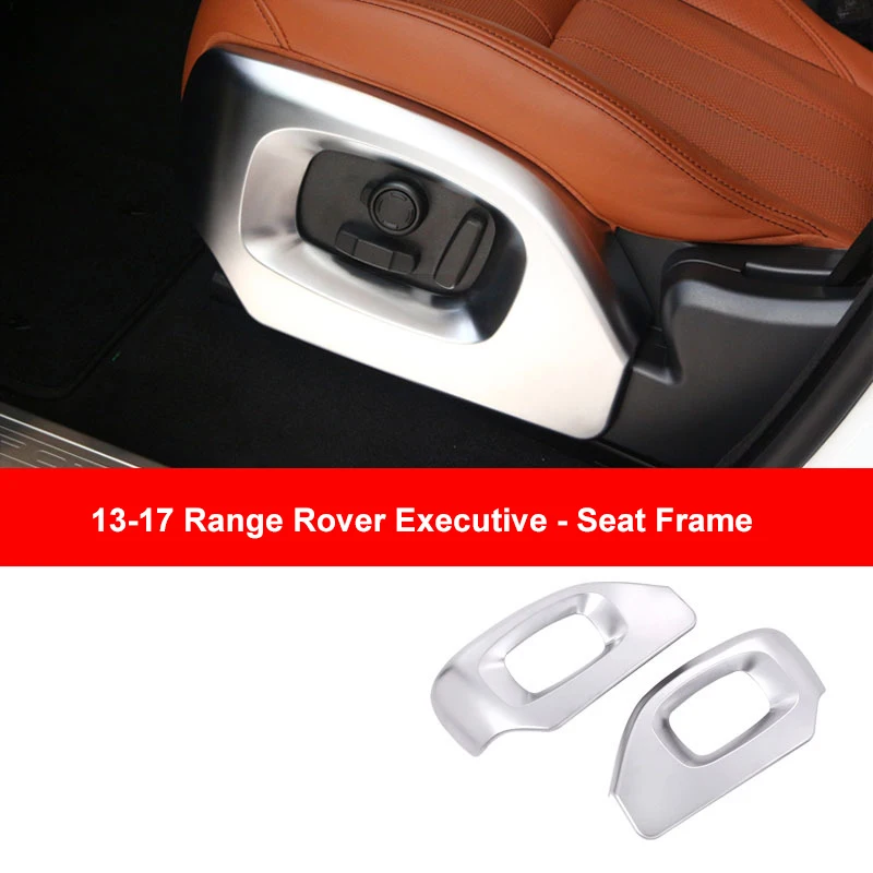 Chrome Car Seat Side Cover Trim For Landrover Range Rover Vogue L405 Autobiography 13-17 For Range Rover Sport 13-22 Car Styling view 6