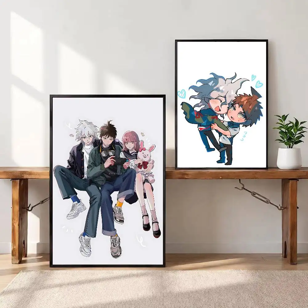 FOR Danganronpa Komaeda Hinata Poster HD Anime Hot Theme Singer/OST/Movie-Waterproof Self-Stick Home Decor