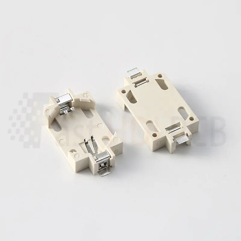 CR2032 バッテリーホルダー BS-6 SMD 3V 高温ニッケル金メッキ - 高温耐性、安定した接続/PCB プロジェクトに最適