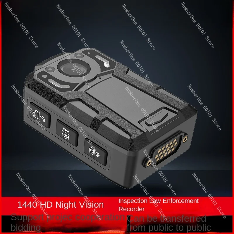 Law enforcement recorder 1440P infrared night vision high definition field work record loop recording instrument