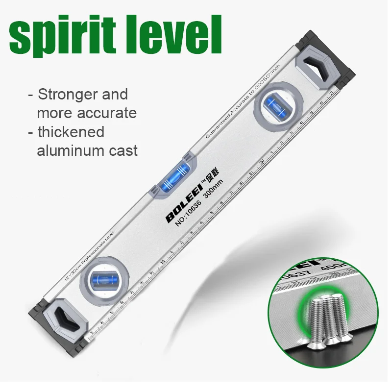 

Высокоточный спиртовой уровень 30/40/50 см, магнитный уровень, линейка, измеритель угла, пузырьковый уровень, высокая видимость, прочный измерительный нивелир