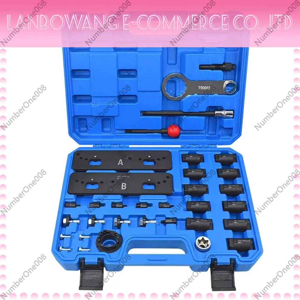 EA839 Engine Camshaft Locking Timing Tool Kit for VW Audi Porsche, Camshaft Adjuster for 3.0T 2.9T TFSi, T90002 T40331 T90001