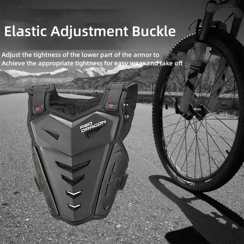 Motorcycle Armor Vest Chest Body Protectors Back Protector Portable Skateboard Motocross Armored Jacket Protective Gear