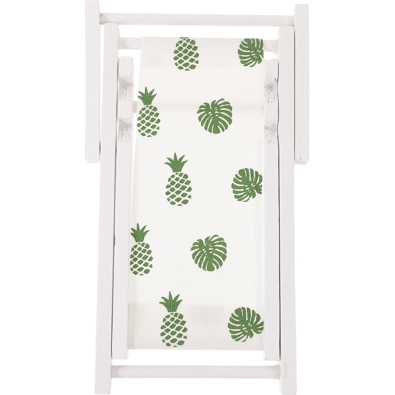 

Beach Chair Decor Nautical Coastal Miniature Themed Model Furniture Toy Dollhouse Foldable