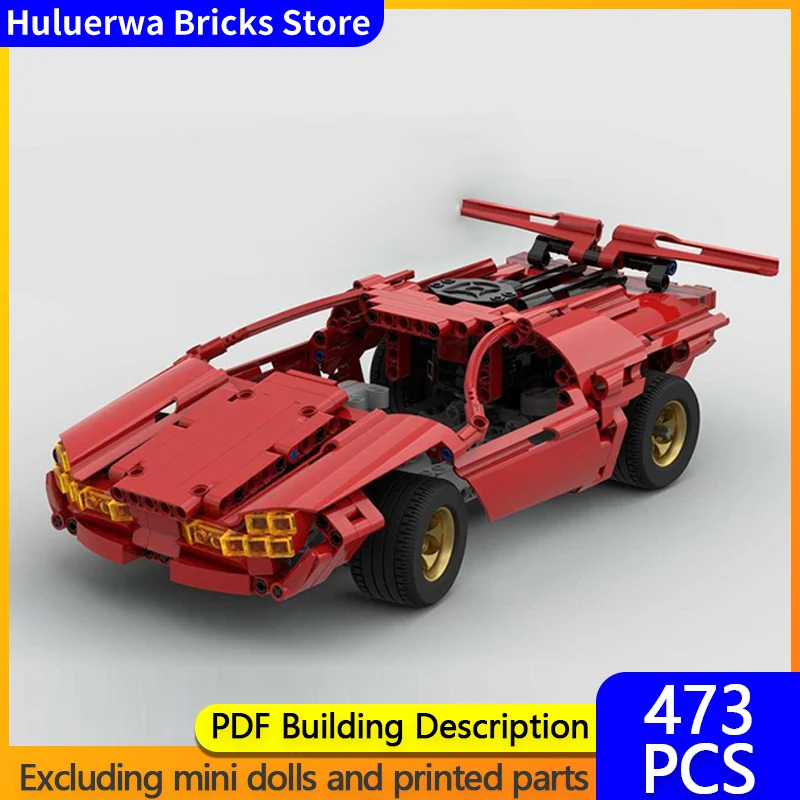 

Speed Racing Car Model MOC Building Bricks VICTOR Hypercar Modular Technology Gifts Holiday Assemble Children Toys Suit