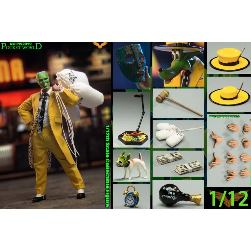 PWTOYS Original 1/12 fini actionnable poupée précieuse déguisée fantôme Anime jouets à collectionner modèle Festival cadeau pour les garçons