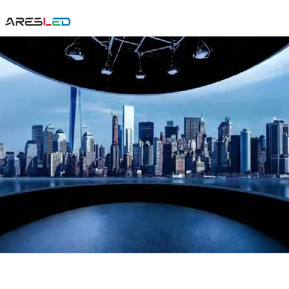 

3d Immersive Screen VFX VR VP XR Filming Wall Curved Led Video Wall Hd Led Display Virtual Production Studio