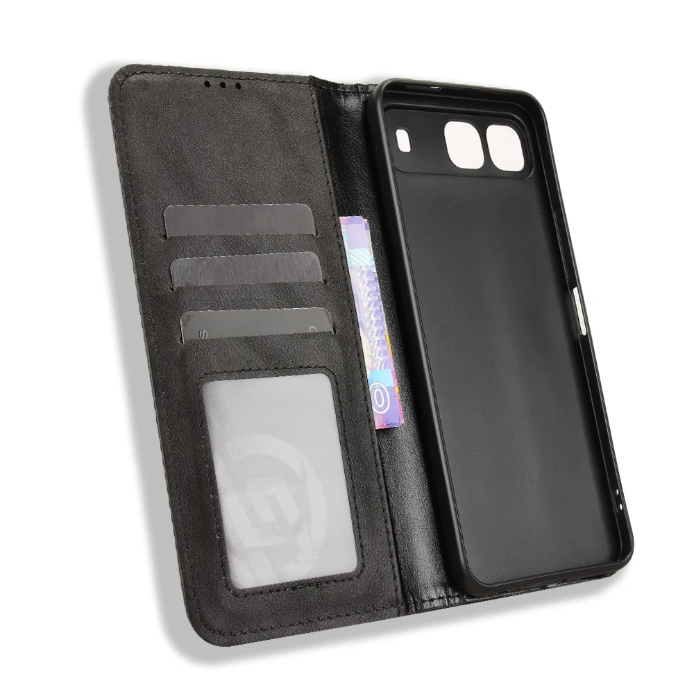 ل انفينيكس الساخن 60i حافظة فاخرة فليب محفظة من جلد PU الامتزاز المغناطيسي الحال بالنسبة انفينيكس الساخن 60i 60 i Hot60i أكياس الهاتف