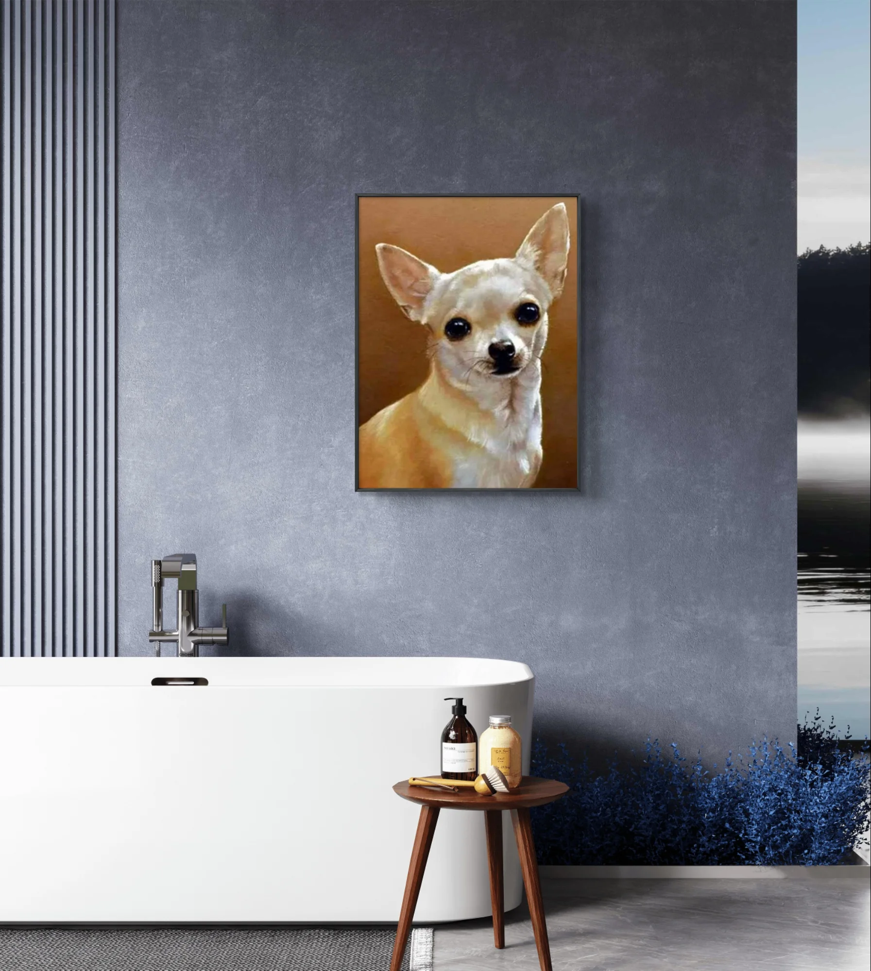 Chihuahua Diamond Painting Kit Cute Pet Dog Diy 5D Diamond Embroidery Cross Stitch Animal Mural Child Room Wall Decor Hand Gift