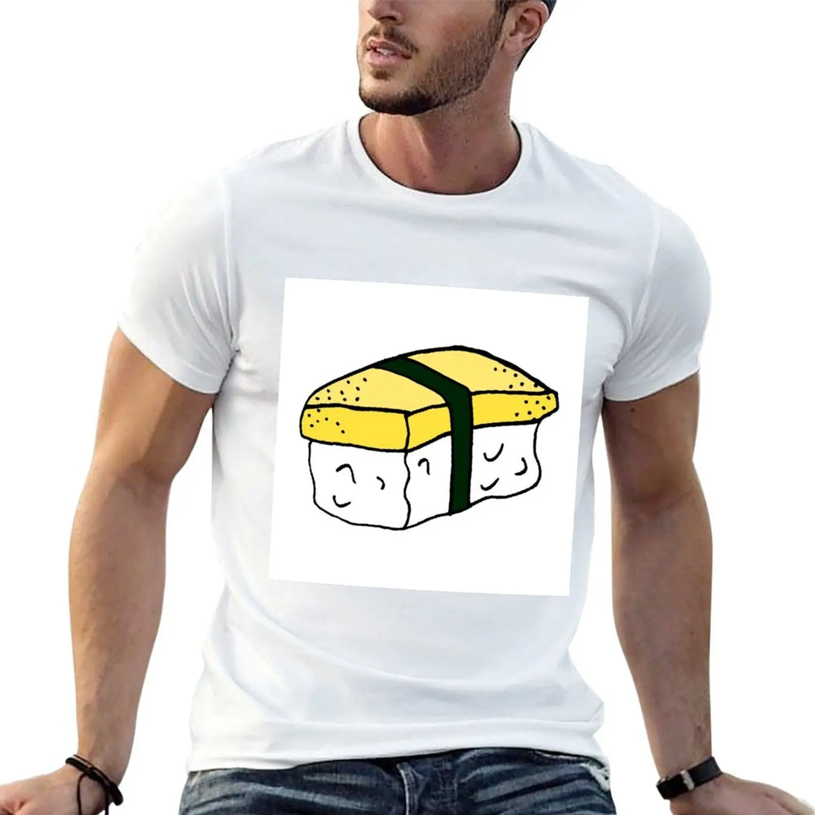 

Tamago Nigiri T-Shirt man t shirt luxury t shirt man casual T-Shirt