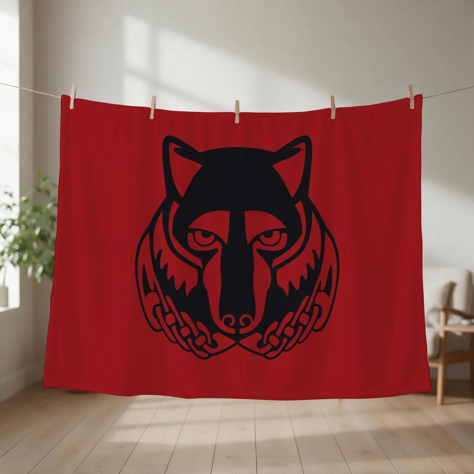 Solitude Logo Throw Blanket Stuffeds For Decorative Sofa blankets ands Blankets For Bed Blankets