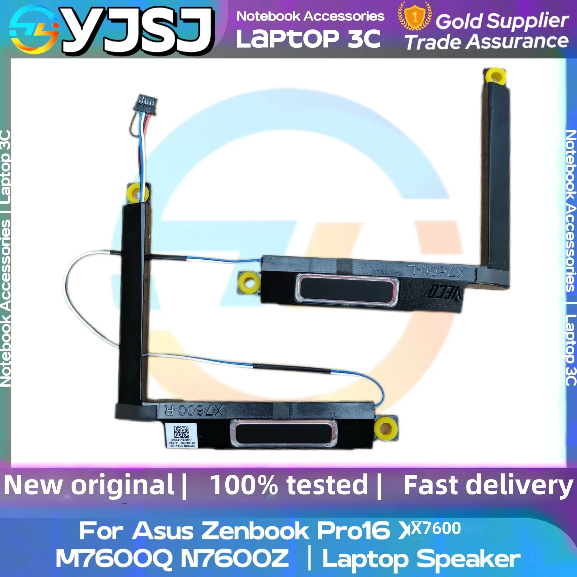

New GENUINE Original Laptop Speaker For Asus Zenbook Pro16 X7600 M7600Q N7600Z built-in speaker horn audio