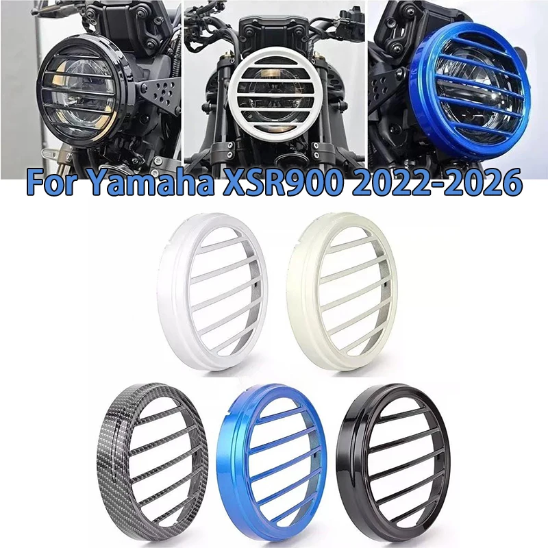 

Motorcycle Accessories Headlight Trim Ring Grill Protection Cover Fit For Yamaha XSR900 2022-2026 XSR 900 2023 2024 2025