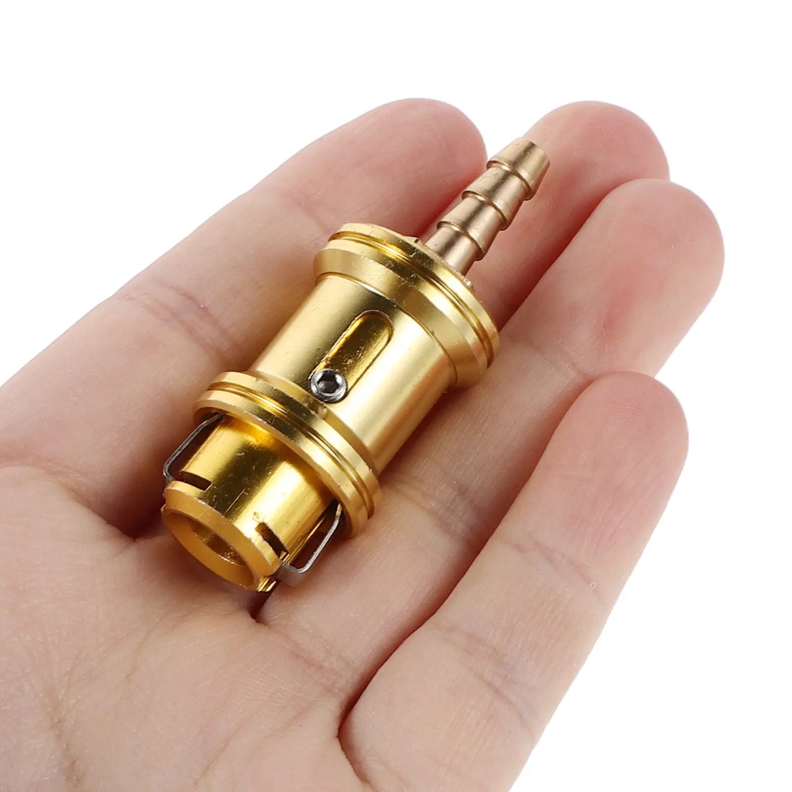 Quick Connect 0.6mm Self-Locking Air Chuck Nozzle Tire Inflator Adapter Heavy Duty Air Hose Attachment Valve Auto Truck Bike
