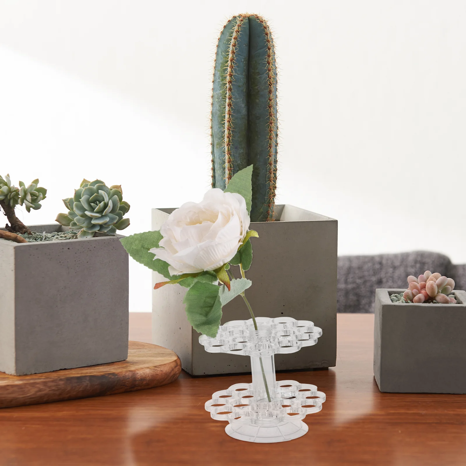 

1Set Floral Arrangement Kit Transparent Floral Tool for Fixed Bouquets Easy-to-Use Arranger Maintains Natural Beauty Flower