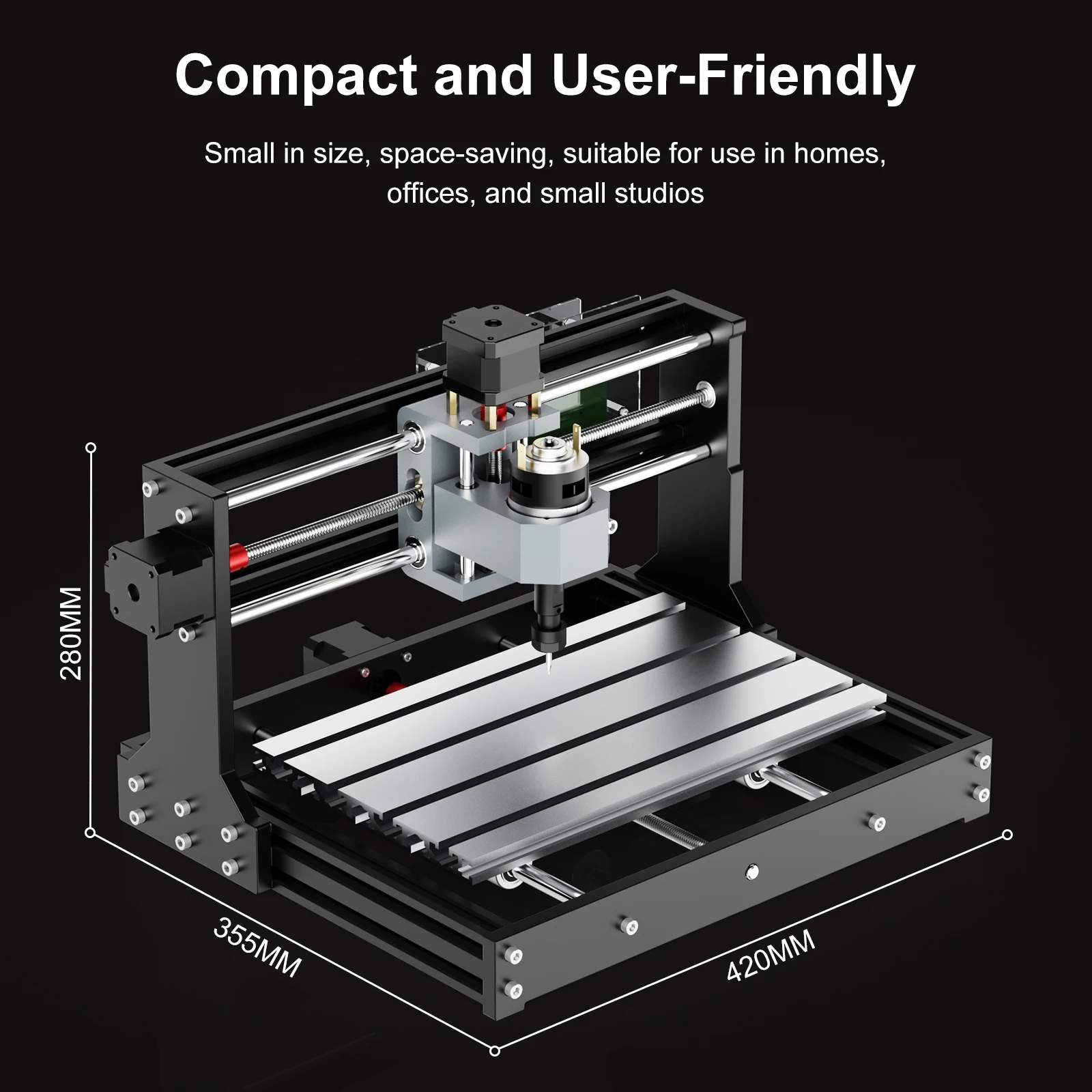TTC3018 Desktop Mini Cnc Router Machine 300*180 for Aluminum Profile Install It Yourself