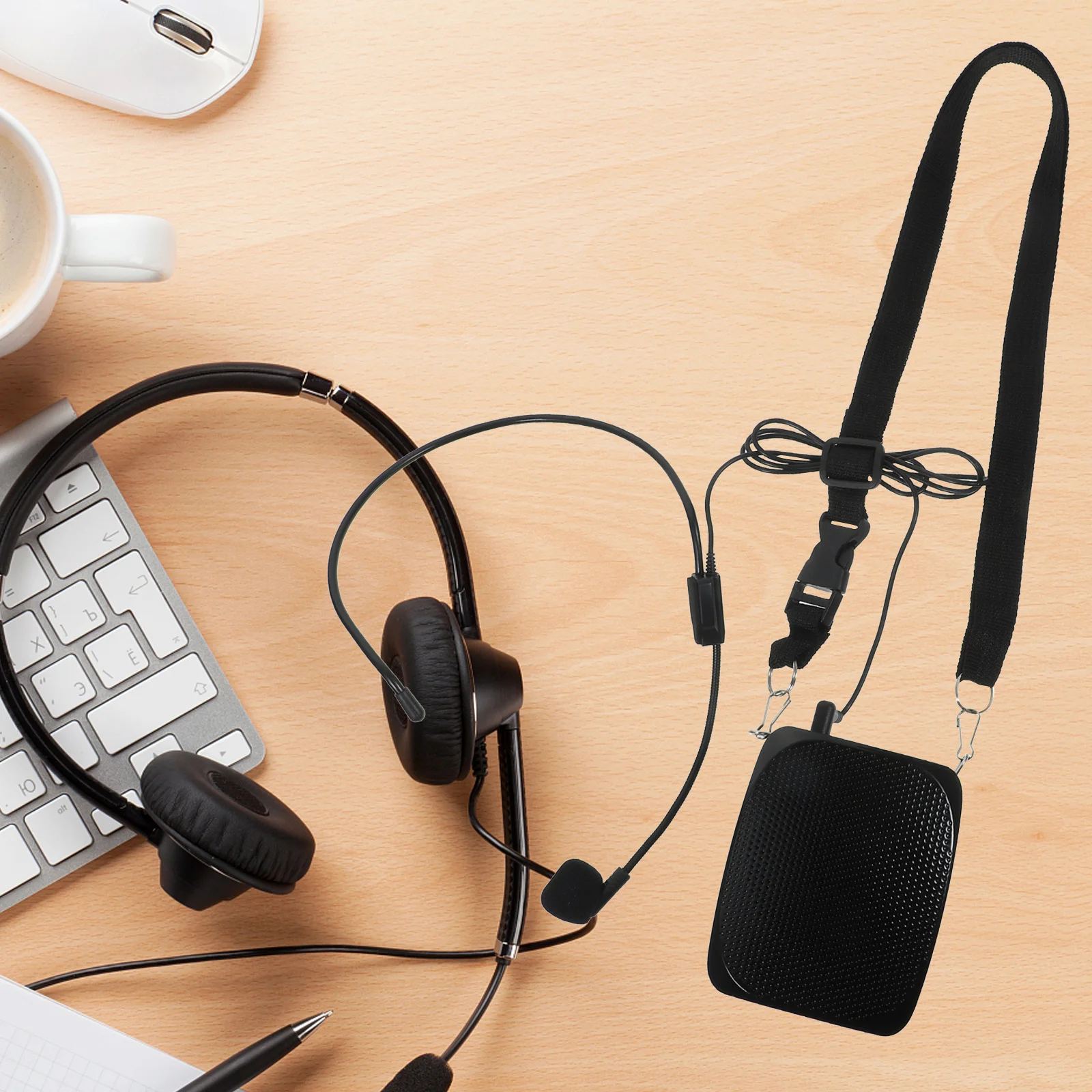 

Mini Amplifier 12-Hour Portable Voice Amplifier For Teachers Card Slot Loudspeaker Clear Sound High-Fidelity Effect