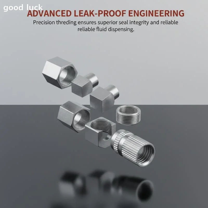 Luer Locking Head Dispensing Machine Adapter Dispensing Valve Connector Adapter Fitting Connector M5 M6 M8 M10 G1/8 G1/4