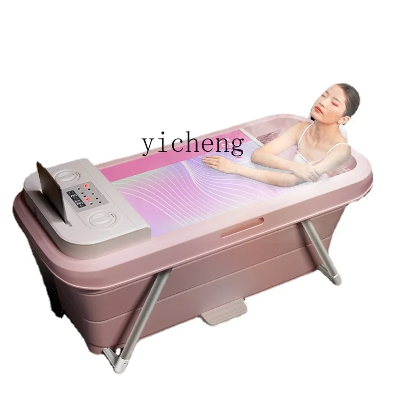 

Xl Bath Barrel Adult Foldable Adult Full Body Automatic Heating Constant Temperature Bathtub