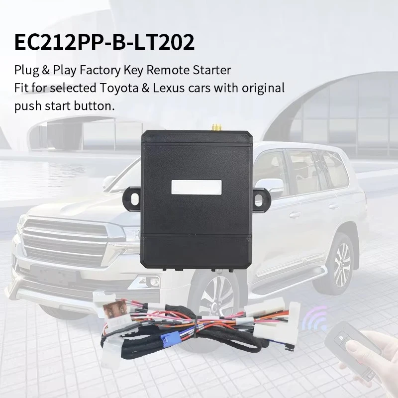 Plug & Play Remote Starter Fit For Toyota Avalon 2016-2019 Gas Engine Cars With Factory Push Start Button Auto Transmission