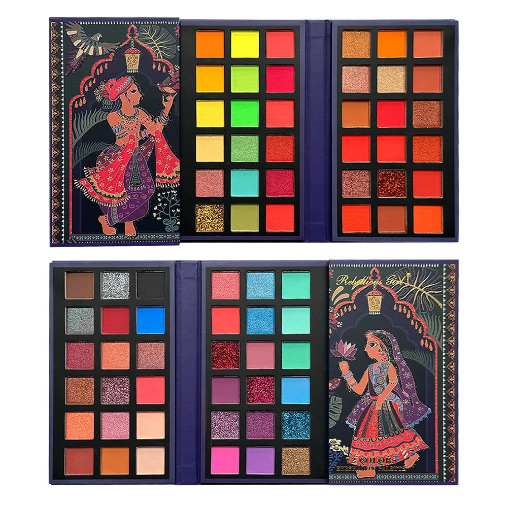 72 色のアイシャドウパレットマットシマーアイシャドウシャイングリッター目用高品質プロのメイクアップファッション化粧品