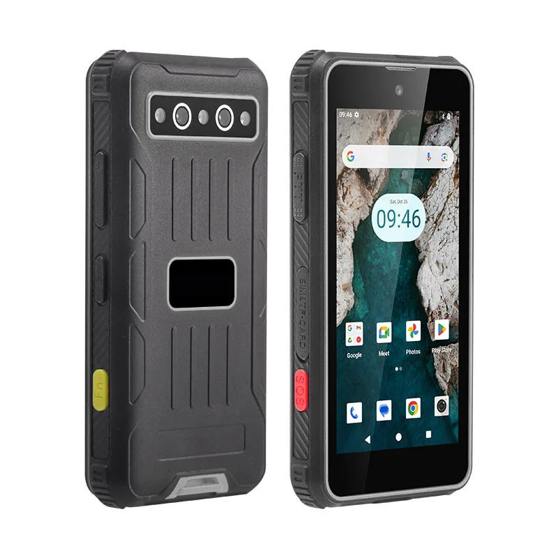 UNIWA R4-Plus Mini Smartphone Android 14 4GB RAM+64GB ROM 4 Inch NFC Mini Rugged Phone with Night Vision Camera 3000mAh OTG PTT