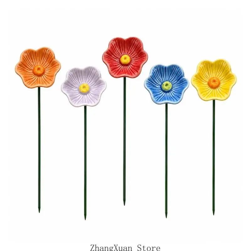 Reflektierende Keramik-Blumenstecker mit erhabenen für Gartenpräsentationen, 3 x – Detail 10