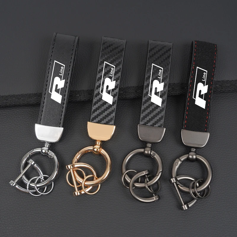 Car KeyChain Fashion Key Accessories Keyrings Gifts For Volkswagen Golf R Rline Tiguan Touareg Polo GTI Passat Valve Caps GTH8