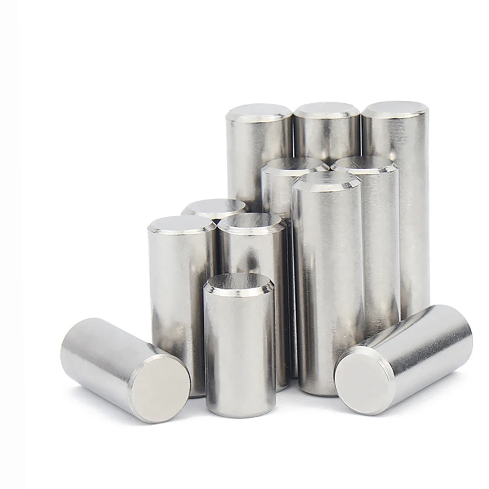 M1 M1.5 M2 M2.5 M3 M4 M5 M6 M8 M10 Cylindrical Pin Locating Dowel 304 Stainless Steel Fixed Shaft Solid Rod GB119 Length 4~100mm