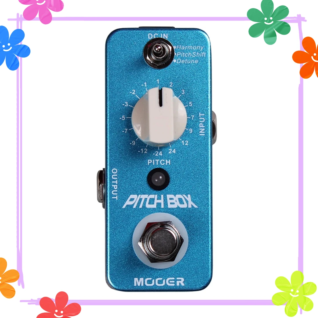 MOOER Pitch Box Pedal de efectos de Guitarra transpone 3 modos de efectos Harmony Pitch Shift Detune True Bypass Pedal accesorios de Guitarra