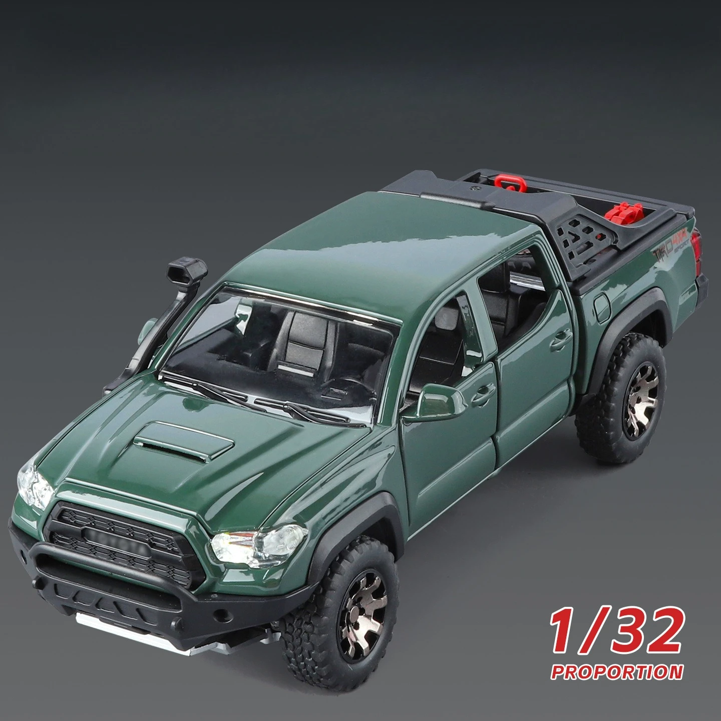 

1:32 Tacoma TRD pickup Alloy Car Model Diecast & Toy Metal Off-Road Vehicles Model Sound Light Collection Childrens Toy Gift